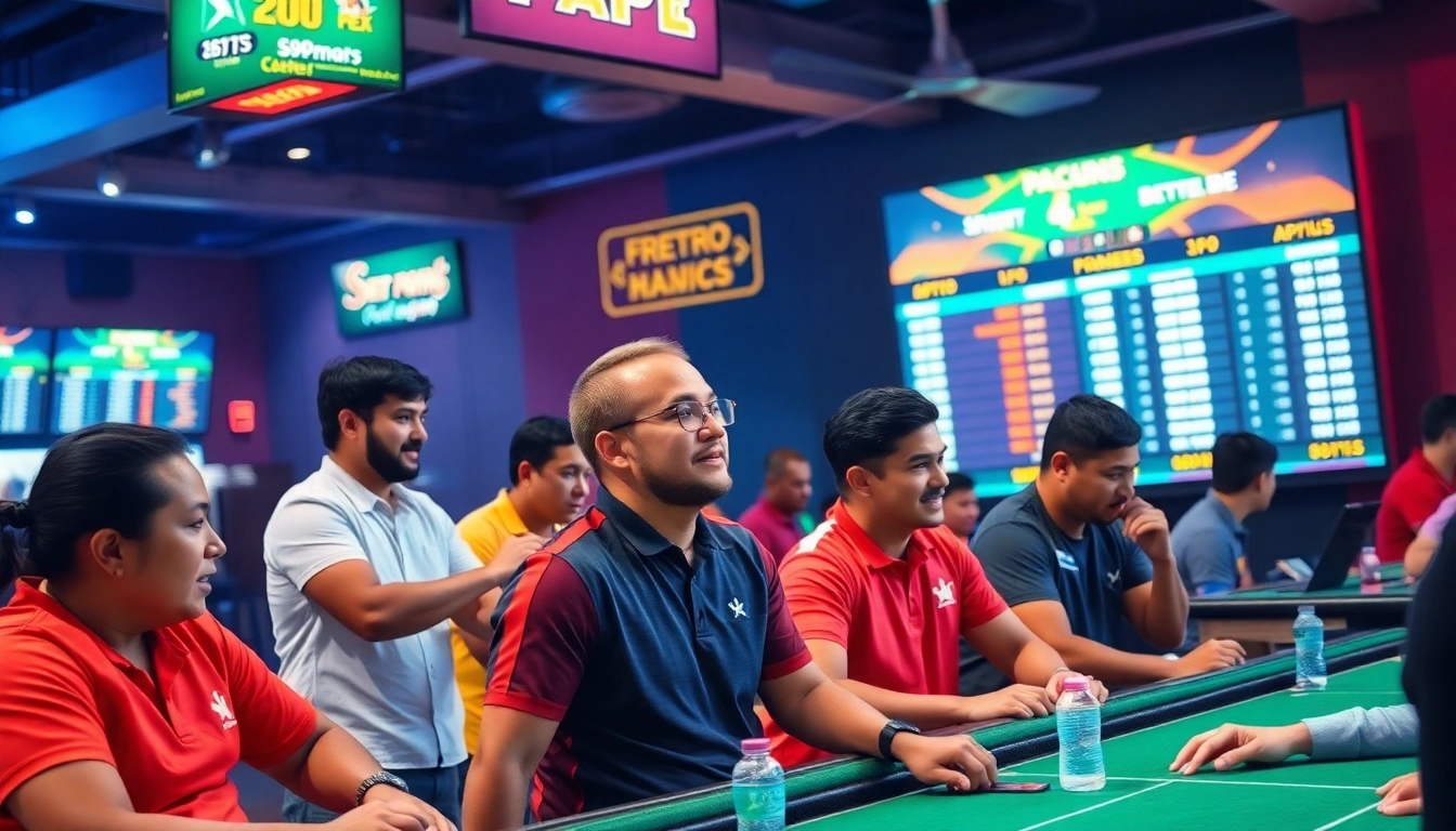 Engage with situs judi bola in an exciting betting atmosphere surrounded by diverse players.
